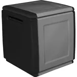 ArtPlast Linea Cube 130 l šedý/černý