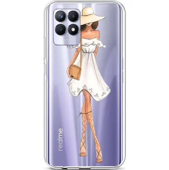 Pouzdro na mobilní telefon Kryt Realme 8i silikon Lady 5 (obal neboli pouzdro na Realme 8i)