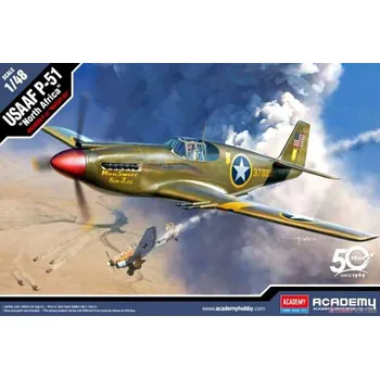 Plastikový model Academy USAAF P-51 North Africa 1:48