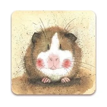 Podložka pod misku Podložka, podtácek morče Gilbert, Alex Clark (Korková podložka morče, morčátko, morčata)