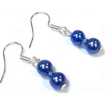 Náušnice Náušnice perličkové modré NA029