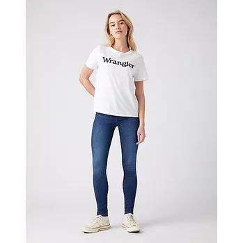 Pánské džíny Dámské džíny WRANGLER W27HXR44Z HIGH RISE SKINNY GOOD NEWS Velikost: 36/32 Tričko zdarma při nákupu nad 3000,-!