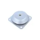 ELESA+GANTER Nožka s antivibračním elementem,s límcem,se zajištěním M16