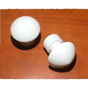 Koupelnový nábytek dřevěná knopka, úchytka 351 BUK bílá