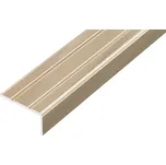 NOVÁK Schodová lišta 10x25 elox champagne samolepící, 0,9m AAHAE B250010-C-SK/0,9