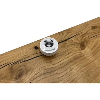 Nábytkové kování In-Design Nábytková knopka Nero bílá, motiv buldog V105