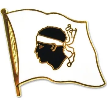 Odznak (pins) 20mm vlajka Korsika - barevný