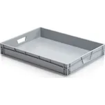 Plastová Euro přepravka 800x600x120 mm, plný úchyt + doprava zdarma