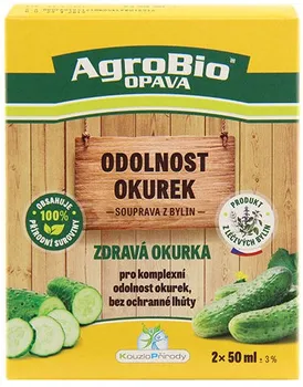 Fungicid AgroBio Opava Zdravá okurka odolnost okurek 2x 50 ml
