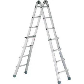 Žebřík Zarges ZARGES čtyřdílný teleskopický žebřík Variomax V, 4x3 přičle + doprava zdarma