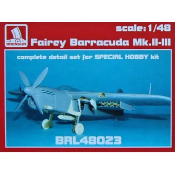 Plastikový model Brengun 1/48 Fairey Barracuda Mk.I-III - Detail Set (SP.H)