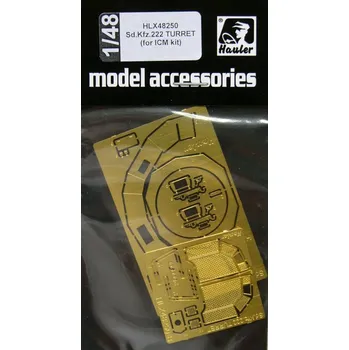 Plastikový model Hauler 1/48 Sd.Kfz.222 turret (ICM)