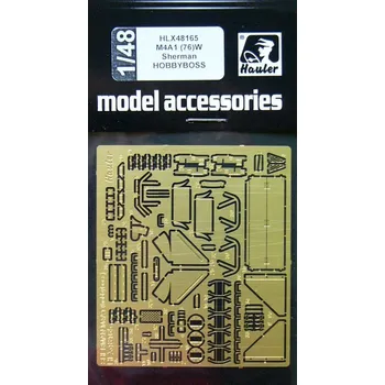 Plastikový model Hauler 1/48 M4A1 (76)W (HOBBYB 84806)