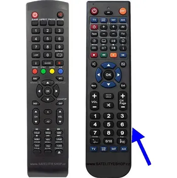 LOGIK L24HED18 dálkový ovladač náhradní