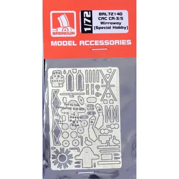 Plastikový model Brengun 1/72 CAC CA-3/5 Wirraway - detail PE set