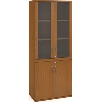 Kancelářský vozík HOBIS kancelářská policová skříň - SZ 5 80 09, zámek Huwill, třešeň + doprava zdarma