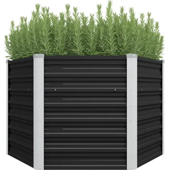 Vyvýšený záhon VidaXL Vyvýšený záhon 45734 129 x 129 x 77 cm