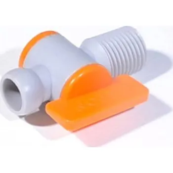 Kohoutek 1/4" samec s NPT závitem 1/4", odolný kyselině