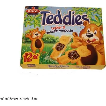 Nora - SUŠENKY s ČOKOLÁDOVOU náplní + PERLIČKY - Německo!