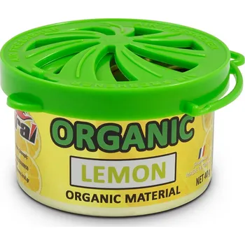Vůně do auta Feral Organic Lemon – osvěžovač vzduchu v plechovce s vůní citrónů