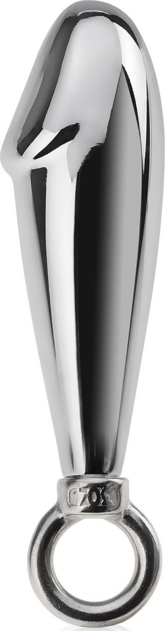 ANÁLNÍ KOLÍK OCELOVÝ PENIS PLUG S ÚCHYTEM - 71235993