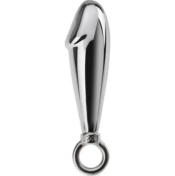 Anální kolík ANÁLNÍ KOLÍK OCELOVÝ PENIS PLUG S ÚCHYTEM - 71235993