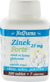 Medpharma Zinek 25 mg Forte 107 tbl.