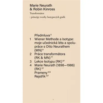 Technika Transformátor: Principy tvorby Isotypových grafů - Marie Neurath, Robin Kinross (2019, brožovaná)