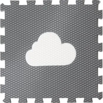 VYLEN Minideckfloor s mráčkem Šedý s bílým mráčkem