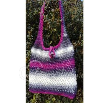 Originální ručně vyrobená melírovaná čtvercová taška z kolekce Milujemedarky