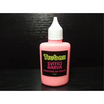 Speciální výtvarná barva Svítící kontura na textil - růžovo-béžová 55g