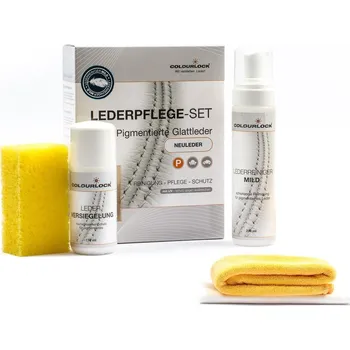 Čistící a ošetřující sada na kůži Colourlock Neuleder Pflegeset