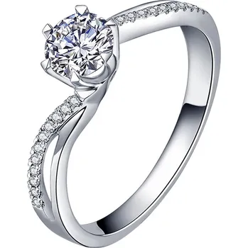 Prsten Olivie Stříbrný zásnubní prsten BECCA 4132 Velikost prstenů: 6 (EU: 51-53) Ag 925; ≤2,7 g.