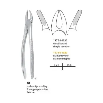 Kleště Kleště extrakční D7