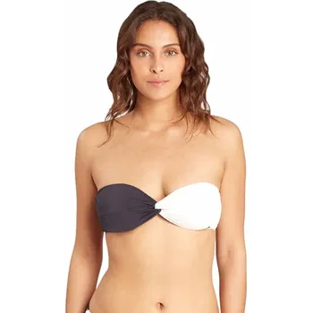 Billabong Sol Searcher Twisted Bandeau Top Seashell Dámské plavky Billabong Sol Searcher Twisted Bandeau Top Seashell
