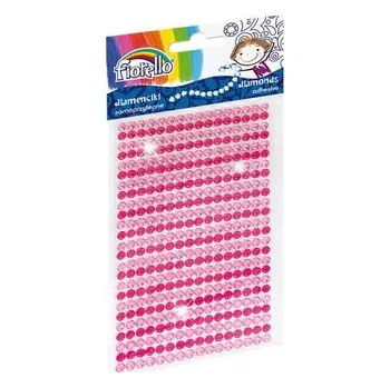 Kamínky dekorace, puntík růžová