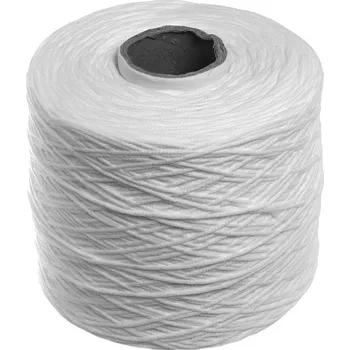 Textilní guma Pruženka jemná bílá, 3 mm, cívka 850 m, VÝPRODEJ