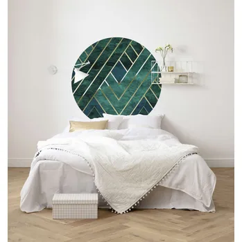 Fototapeta Kulatá samolepicí fototapeta Nefrit D1-022 / kruhová vliesová foto tapeta Jade (ø 125 cm) kulaté fototapety Komar Dots