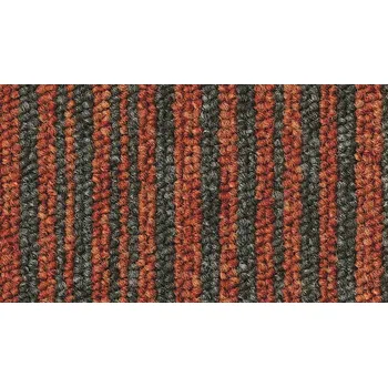 Koberec Kobercové čtverce Desso Essence Stripe 5102 - červený