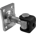 Pant Zn regulovatelný M16 s plotnou 50x70 mm pro zděné a kovové sloupky, čtyři díry