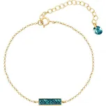 Náramek zelený se Swarovski Elements Radiance BGFMP1EM Emerald