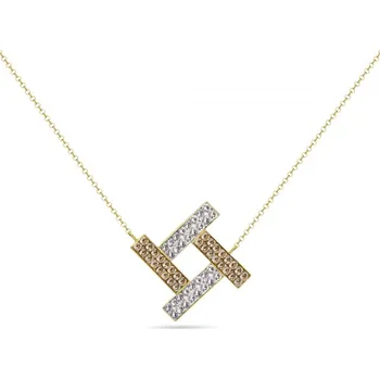 Náhrdelník Náhrdelník čirý se Swarovski Elements Sol NGFMP4GSC Krystal