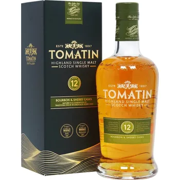 Whisky Tomatin Bourbon Sherry Casks 12 y.o. 43 % 1 l dárkové balení