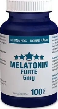 Přípravek na podporu paměti a spánku Recenze Clinical Nutricosmetics Melatonin Forte 5 mg