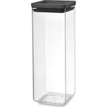 Brabantia Dóza Square 2,5L šedé víko