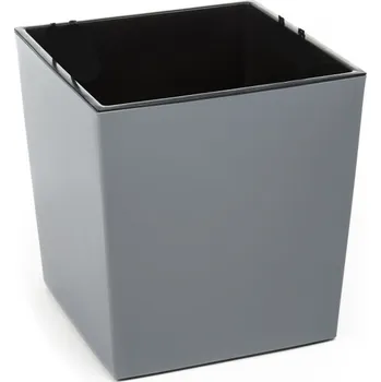 Květináč Plastový květináč Juka 250x250 mm, šedý (119799 007 LA552 JUKA šedá lesk 250x250 obal)