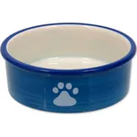 Miska MAGIC CAT keramická kočičí tlapka modrá 12,5 cm