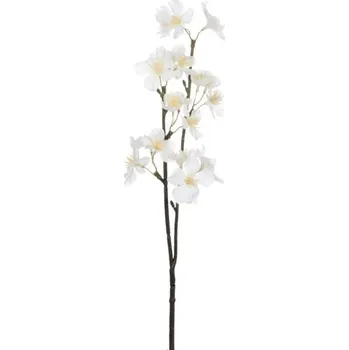 umělá květina Větvička s bílými květy Julien - 8*5*46 cm