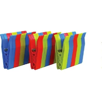 Prachovka Plastové kolíčky 8,8*3,5*0,9 cm, kov.pružina - 30 ks