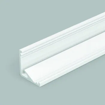 LED páska Profil pro moduly LED úhlové bílá L: 2m hliník Vnitř.šíř: 12mm